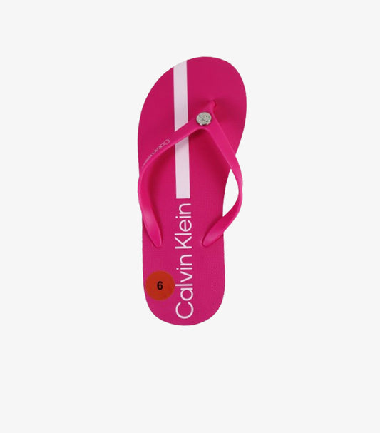 CALVIN KLEIN WOMEN’S PINK FLIP-FLOP
