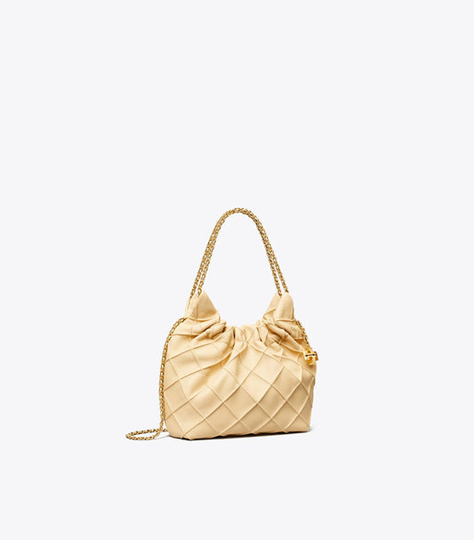 TORY BURCH MINI FLEMING SOFT HOBO BAG