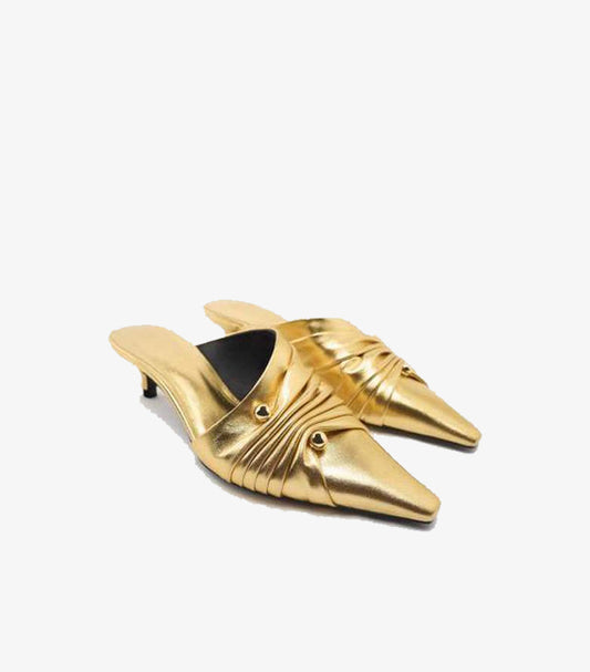 ZARA BLACK KITTEN HEELS PUMPS