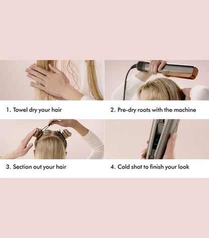 DYSON AIRSTRAIT™ DRYER AND STRAIGHTENER (CERAMIC PINK/ROSE GOLD)