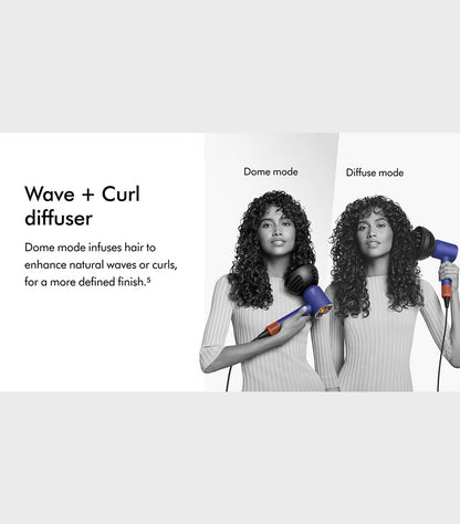 DYSON SUPERSONIC NURAL™ HAIR DRYER IN VINCA BLUE PATINA AND TOPAZ