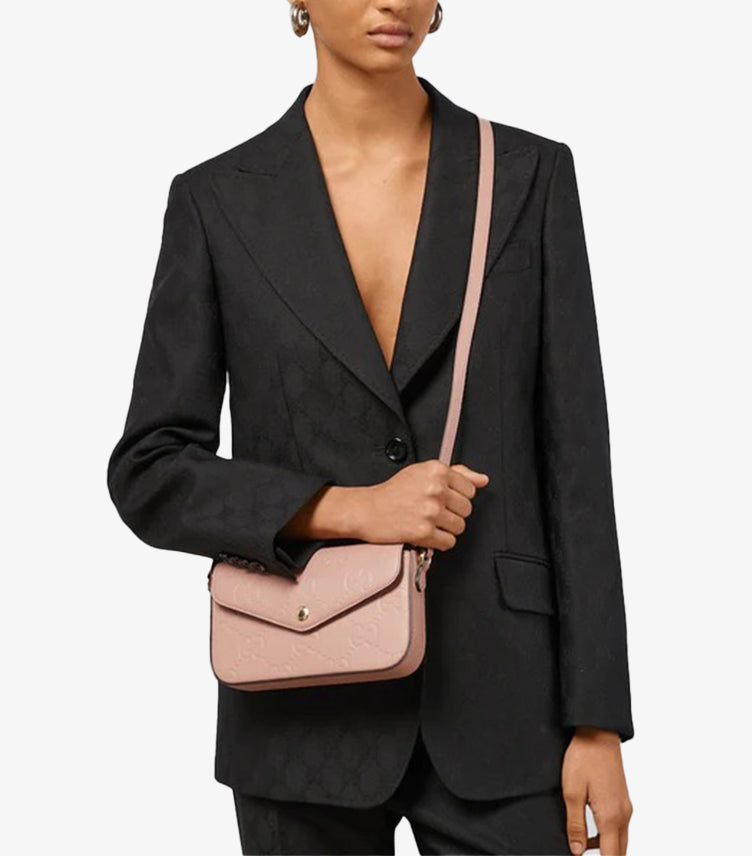 GUCCI GILBERT CALF MINI SHOULDER/CROSSBODY BAG