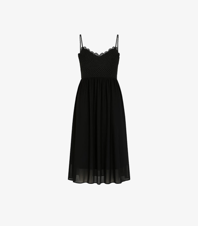 M&S WOMEN'S MAXI BLACK DRESS