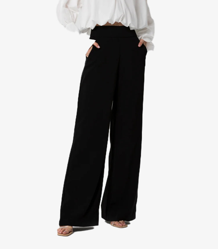 ZARA WIDE-LEG HIGH-WAISTED FORMAL TROUSER