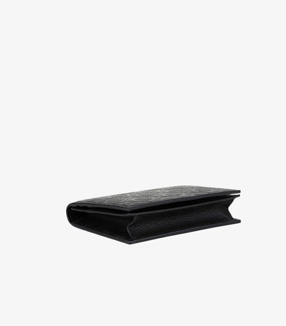 FERRAGAMO CARD CASE GANCINI EMBOSSED CARD HOLDER