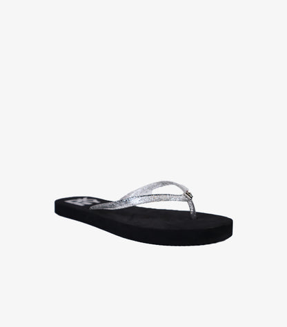 DKNY GLITTER STRAP FLIP FLOP SANDALS