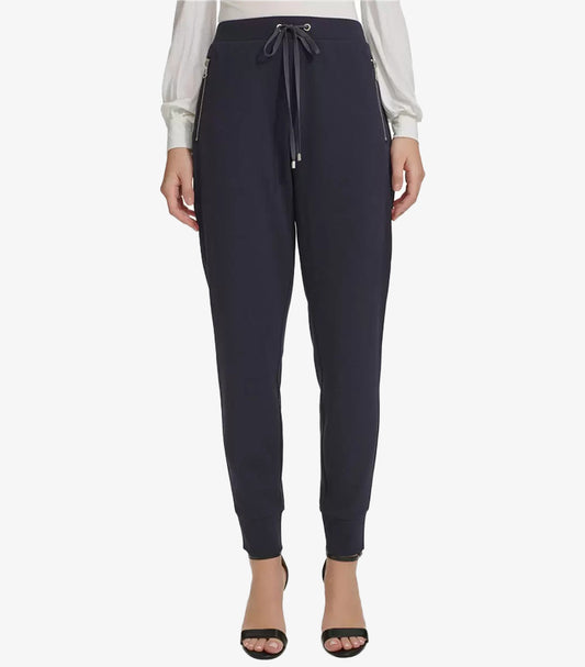 DKNY LADIES NAVY BLUE CUFFED PANT