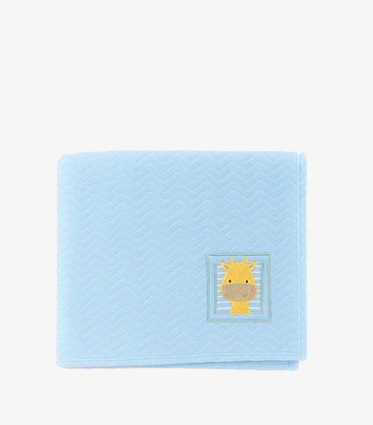 NEXT BABY BLANKET BLUE GIRAFFE