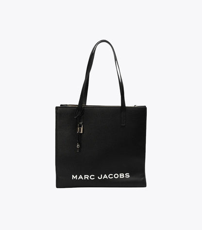MARC JACOBS GRIND LEATHER BIG TOTE BAG