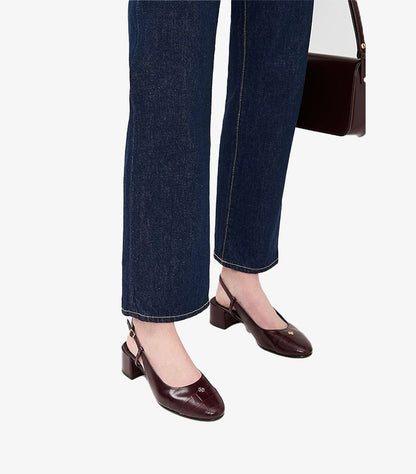 TORY BURCH CAP-TOE SLINGBACKS