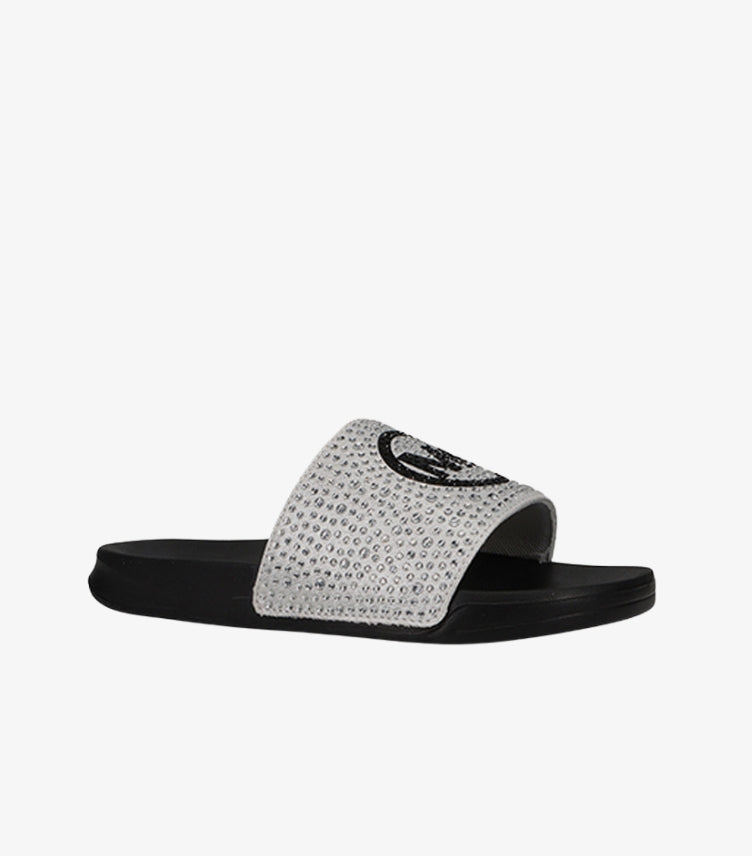 MICHAEL KORS JETT CHARM CRYSTAL SLIDES