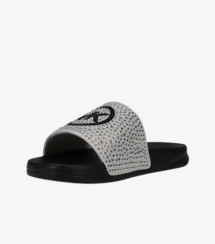 MICHAEL KORS JETT CHARM CRYSTAL SLIDES