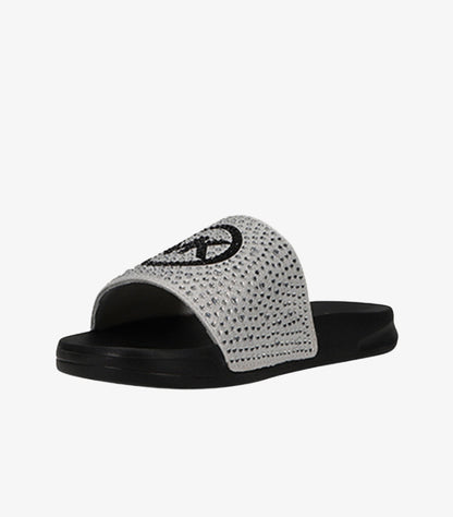 MICHAEL KORS JETT CHARM CRYSTAL SLIDES