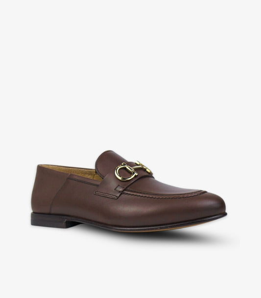 FERRAGAMO CHOCLATE BROWN MEN SHOES
