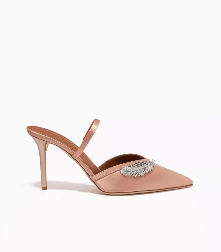 MALONE SOULIERS FARA 85MM MULE HEEL SSANDALS
