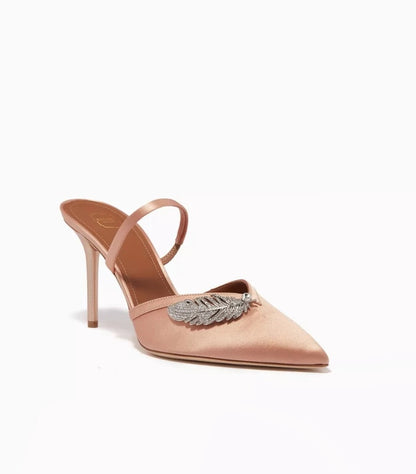 MALONE SOULIERS FARA 85MM MULE HEEL SSANDALS