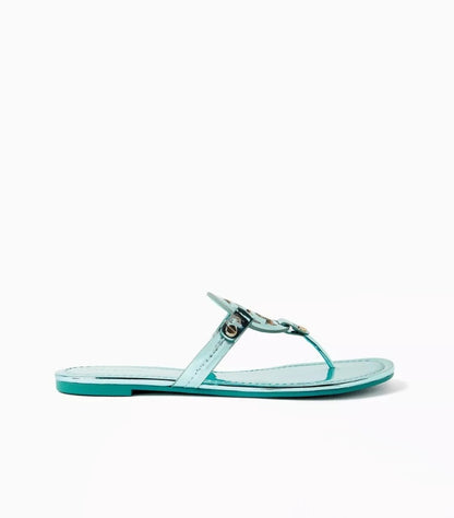 TORY BURCH MILLER METALLIC SANDALS
