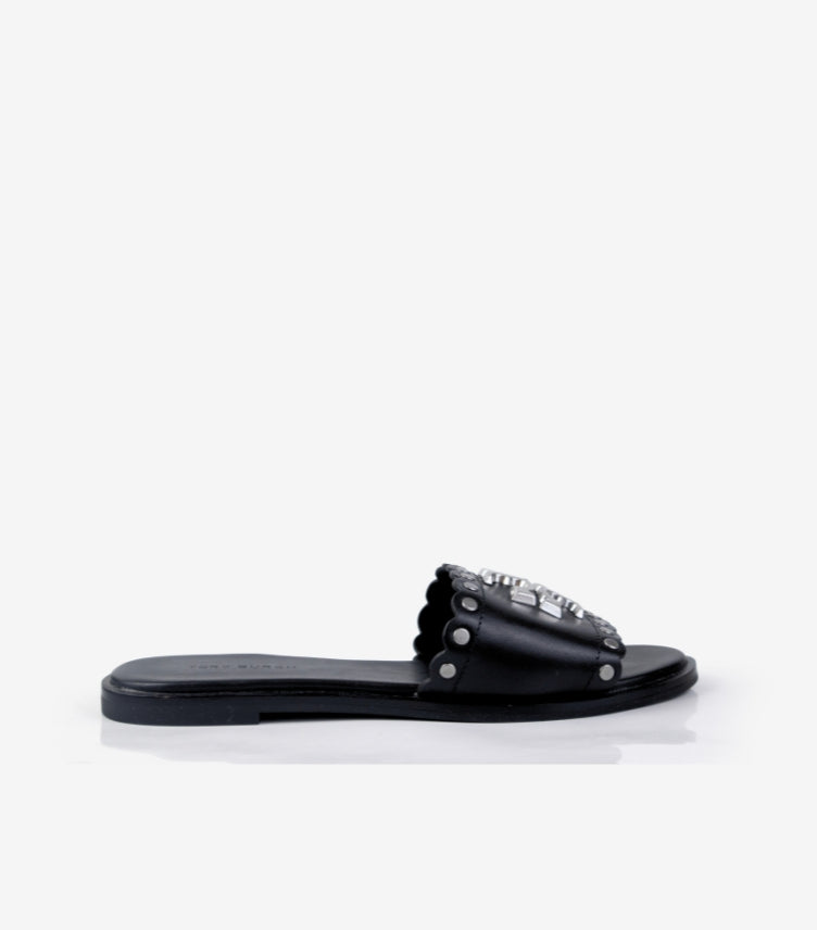 TORY BURCH PARIS EVERLY NAPPA LEATHER SLIDE