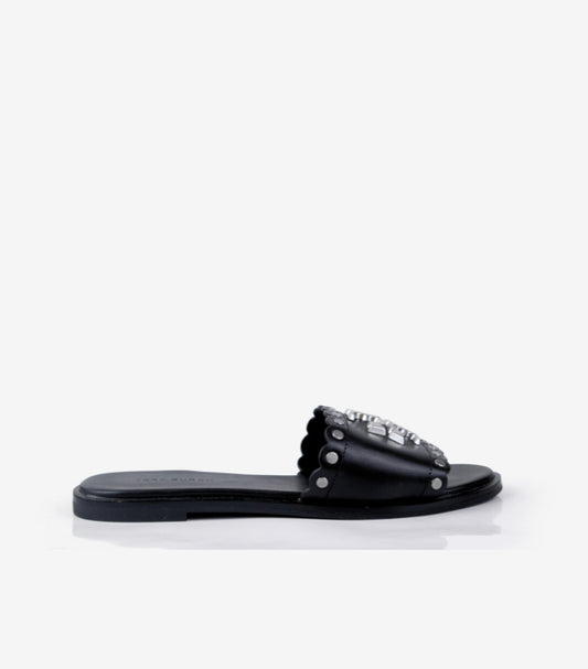 TORY BURCH PARIS EVERLY NAPPA LEATHER SLIDE