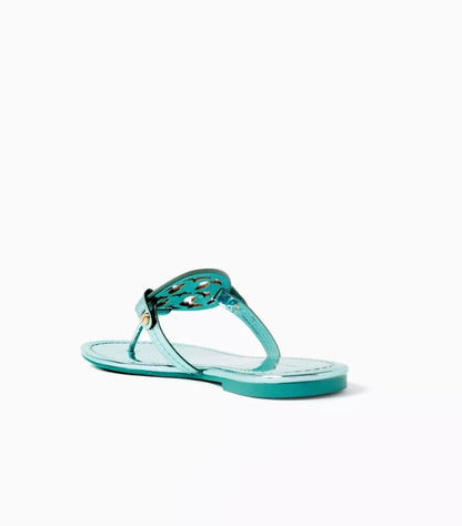 TORY BURCH MILLER METALLIC SANDALS