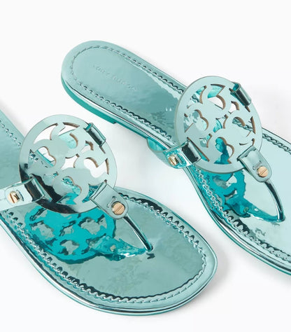 TORY BURCH MILLER METALLIC SANDALS