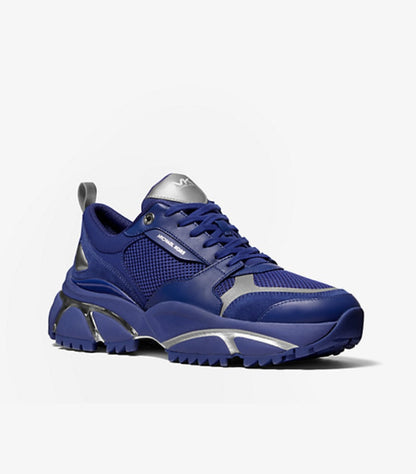 MICHAEL KORS ETHAN MESH & LEATHER TRAINER