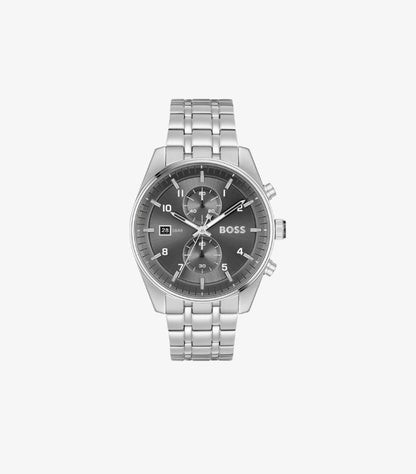 HUGO BOSS SKYTRAVELLER 44MM QUARTZ CHRONOGRAPH WATCH 1514151