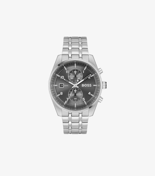 HUGO BOSS SKYTRAVELLER 44MM QUARTZ CHRONOGRAPH WATCH 1514151