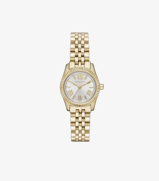 MICHAEL KORS QUARTZ STAINLESS STEEL SILVER DIAL WATCH MK3229