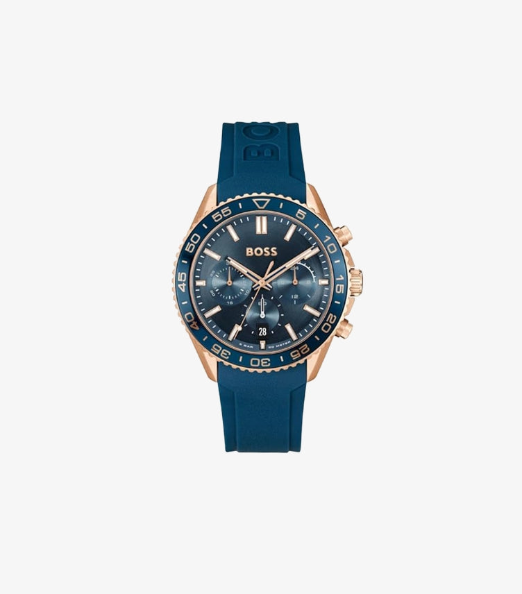 HUGO BOSS ANALOG BLUE DIAL MEN'S WATCH 1514169