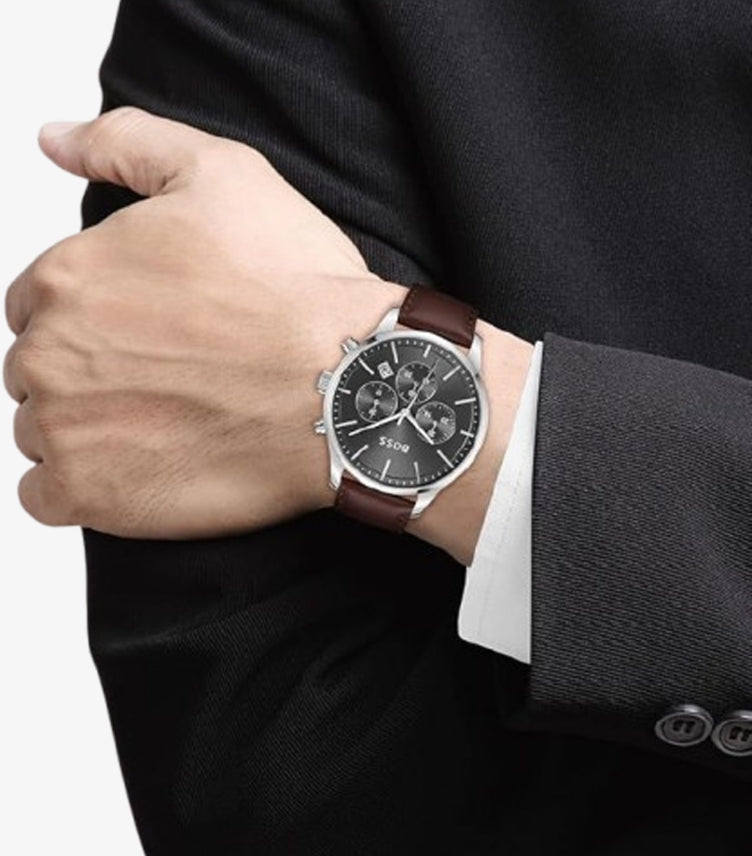 HUGO BOSS PREMIUM FASHION QUARTZ CHRONOGRAPH WATCH 1514155