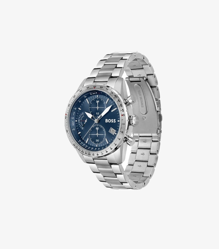 HUGO BOSS PILOT EDITION CHRONOGRAPH QUARTZ WATCH 1513850