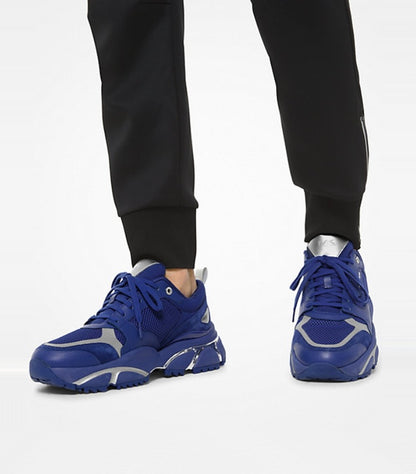 MICHAEL KORS ETHAN MESH & LEATHER TRAINER