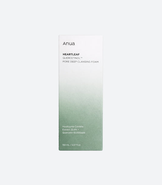 ANUA HEARTLEAF QUERCETINOL™ PORE DEEP CLEANSING FOAM – 150ML