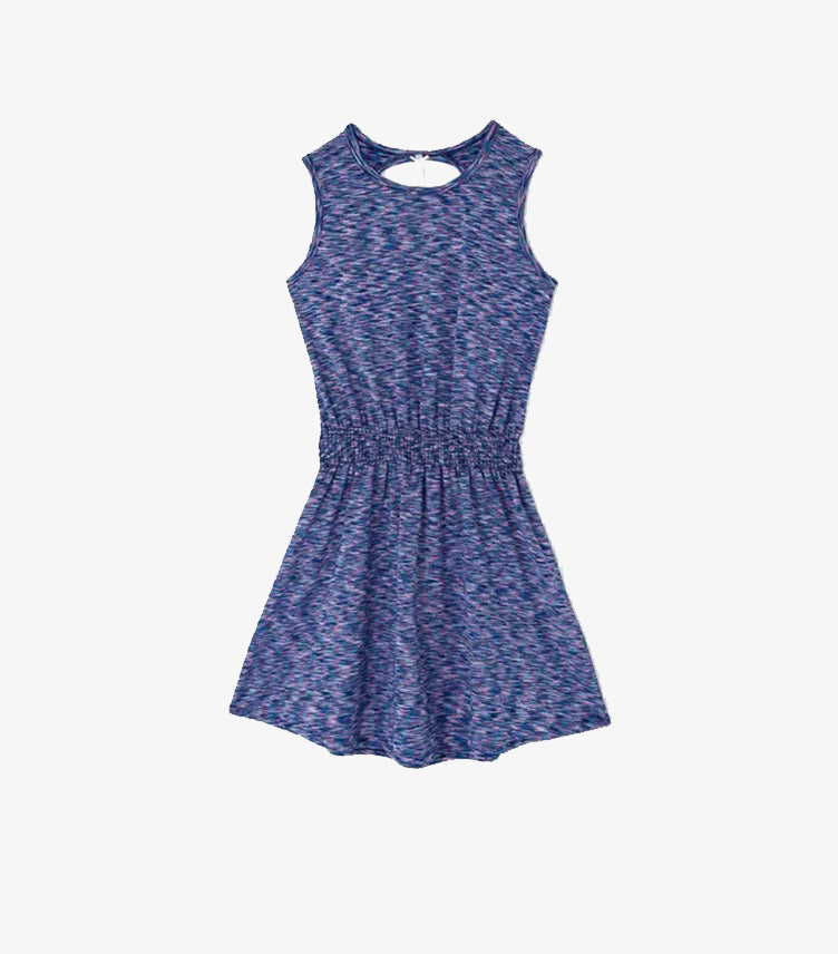MAX GIRLS SLEEVELESS CUTOUT DRESS