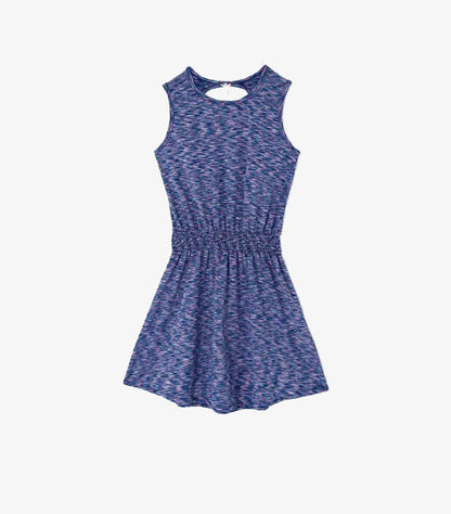 MAX GIRLS SLEEVELESS CUTOUT DRESS