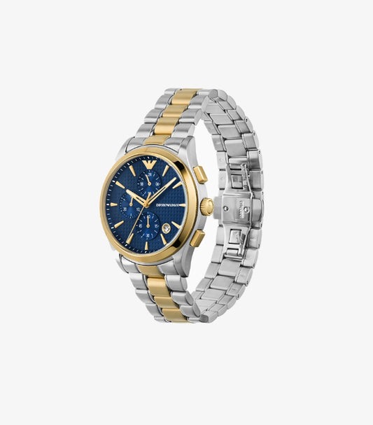 EMPORIO ARMANI CHRONOGRAPH TWO-TONE STAINLESS STEEL WATCH AR11579