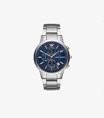 EMPORIO ARMANI CHRONOGRAPH STAINLESS STEEL WATCH AR11458
