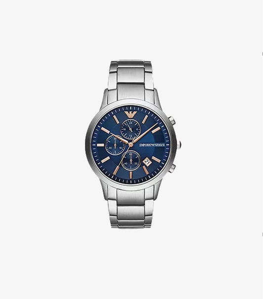 EMPORIO ARMANI CHRONOGRAPH STAINLESS STEEL WATCH AR11458