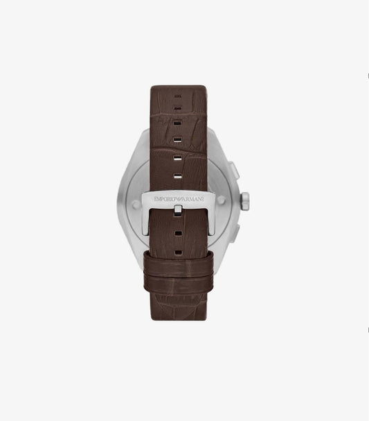 EMPORIO ARMANI CHRONOGRAPH QUARTZ BROWN DIA WATCH AR11483