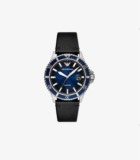 EMPORIO ARMANI QUARTZ CHRONOGRAPH MOVEMENT WITH SILICONE STRAP WATCH AR11516