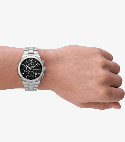 EMPORIO ARMANI CHRONOGRAPH STAINLESS STEEL WATCH AR11602