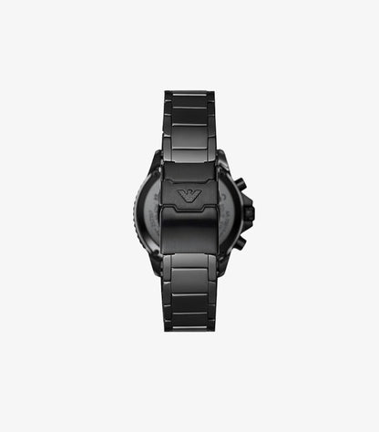 EMPORIO ARMANI CHRONOGRAPH BLACK CERAMIC WATCH AR70010