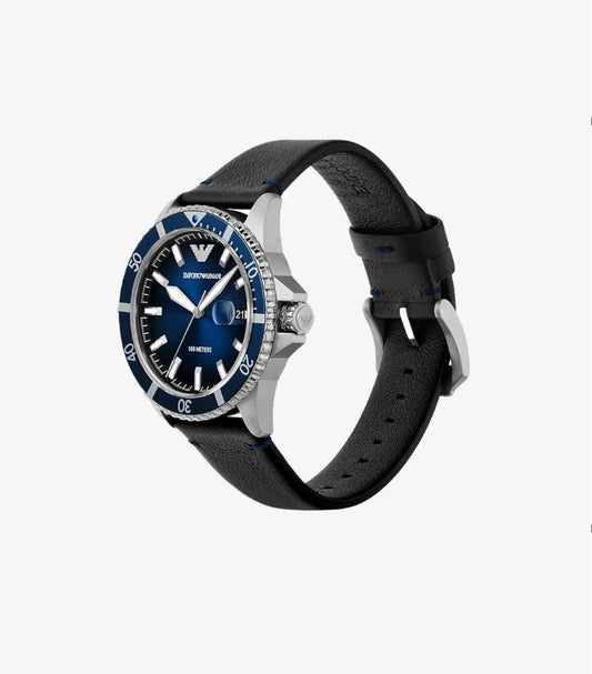 EMPORIO ARMANI QUARTZ CHRONOGRAPH MOVEMENT WITH SILICONE STRAP WATCH AR11516