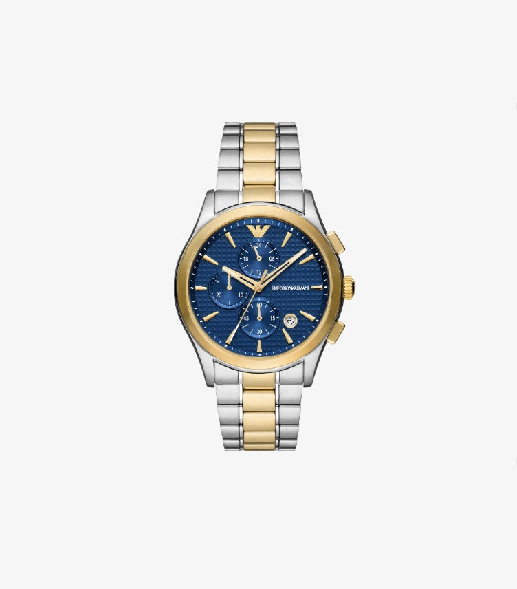 EMPORIO ARMANI CHRONOGRAPH TWO-TONE STAINLESS STEEL WATCH AR11579