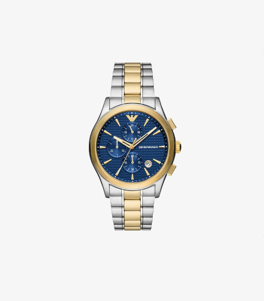 EMPORIO ARMANI CHRONOGRAPH TWO-TONE STAINLESS STEEL WATCH AR11579