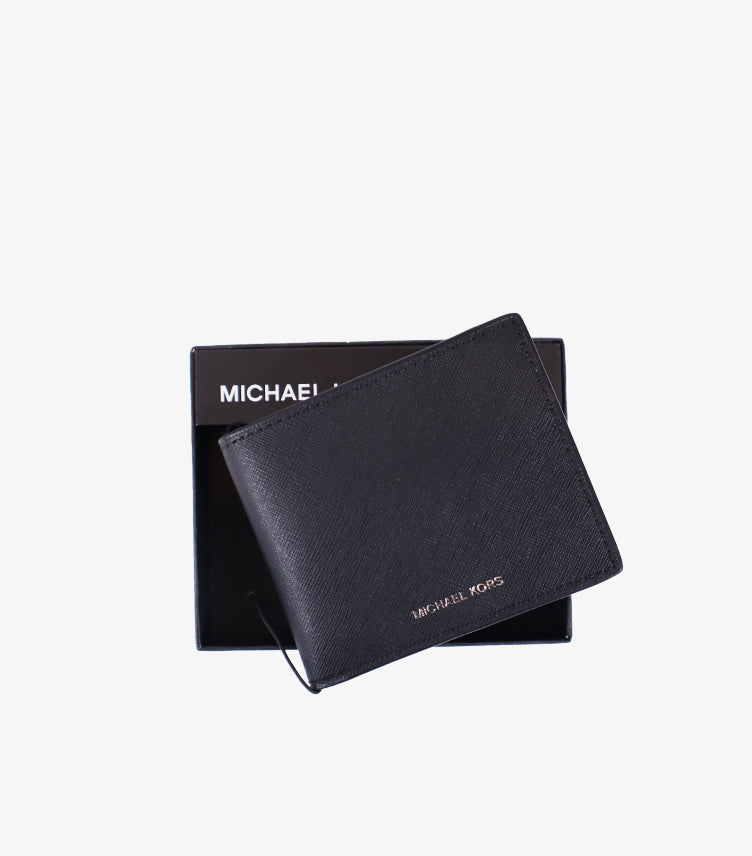 Michael Kors Men’s Black Textured Leather Wallet