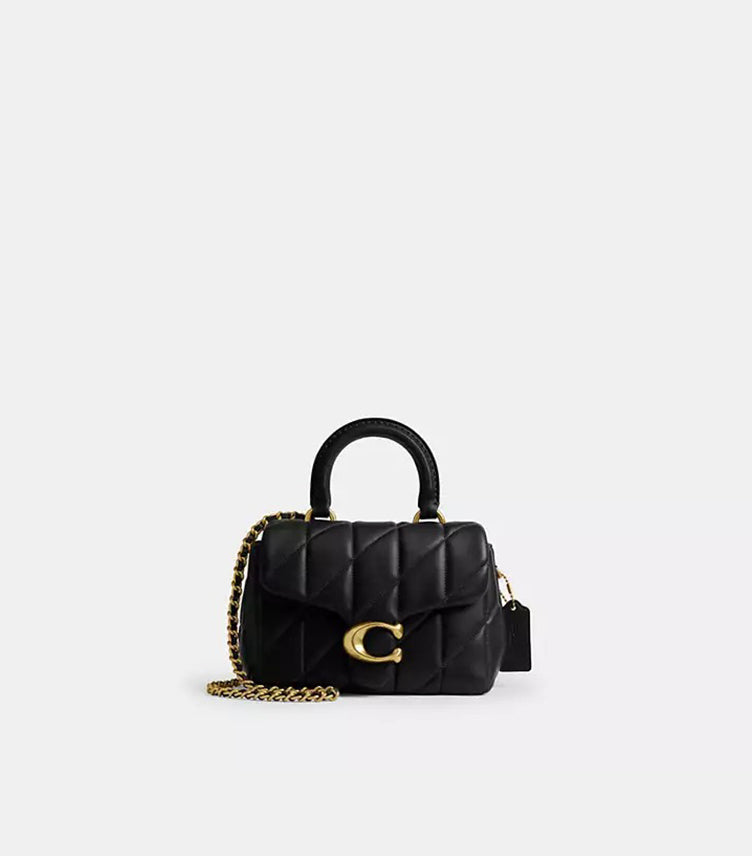 COACH TABBY TOP HANDLE BAG WITH QUILTING