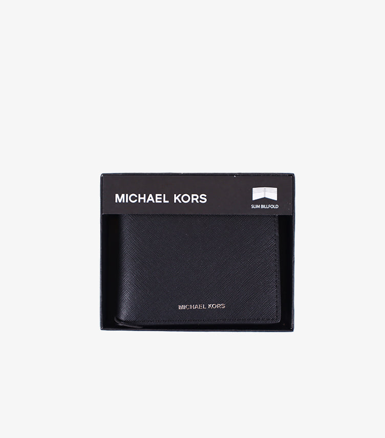 Michael Kors Men’s Black Textured Leather Wallet