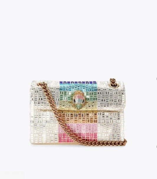 KURT GEIGER LONDON MINI CRYSTAL KENSINGTON BAG